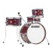 Tama Club-JAM Shell Pack w/ Cymbal Holder & Bag Set, Satin Burgundy Elm