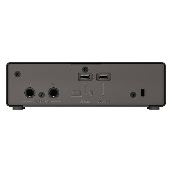 Yamaha UR22 MK3 Interface Black, Rear 