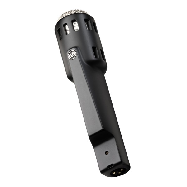 Retro 64 Dynamic Microphone, Matte Black - Angled