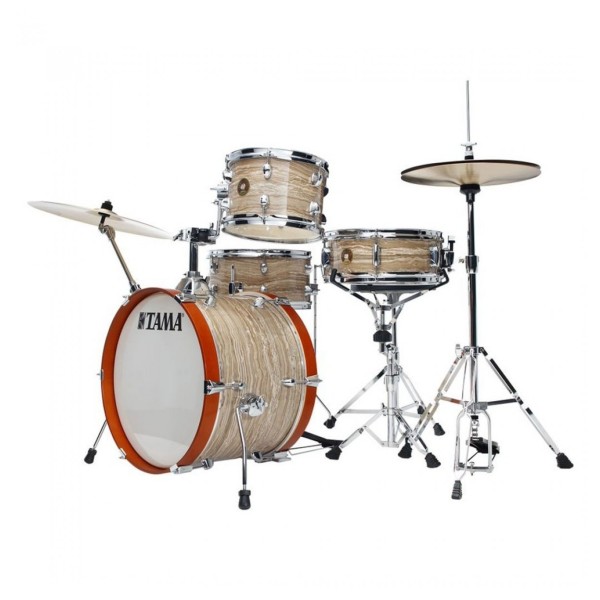 Tama Club-JAM Shell Pack w/ Cymbal Holder & Bag Set, Cream Marble Wrap