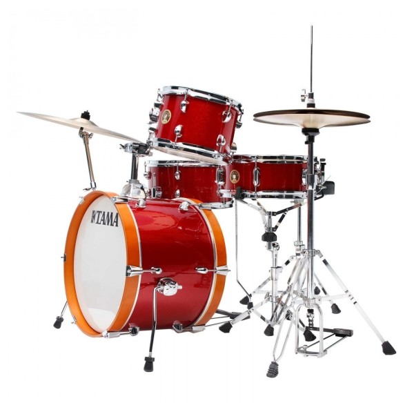 Tama Club-JAM Shell Pack w/Cymbal Holder & Bag Set, Candy Apple Mist