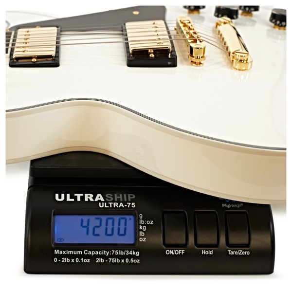 Gibson Custom Les Paul Custom, Alpine White #CS502686 at Gear4music