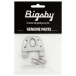 Bigsby Extra Short Hinge, w/Hinge Pin and Screws, Polished - package