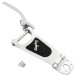 Bigsby B6 Vibrato Tailpiece, Polished Aluminum, Extra Short Hinge