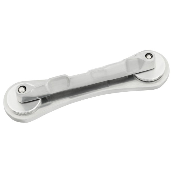 Bigsby Sorkin (Bowtie) Bridge Assembly, Wound-G Compensated, Polished Aluminum
