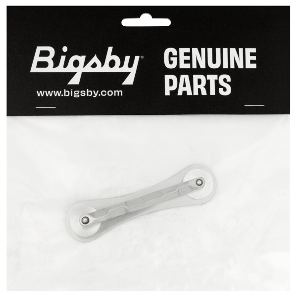 Bigsby Sorkin (Bowtie) Bridge Assembly, Wound-G Compensated, Polished Aluminum - package