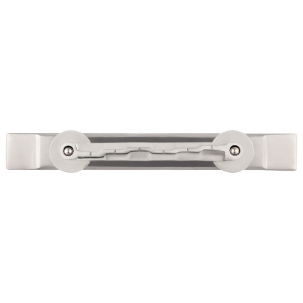 Bigsby Conventional Bridge Assembly, Plain G, Polished Aluminum - compensated saddles