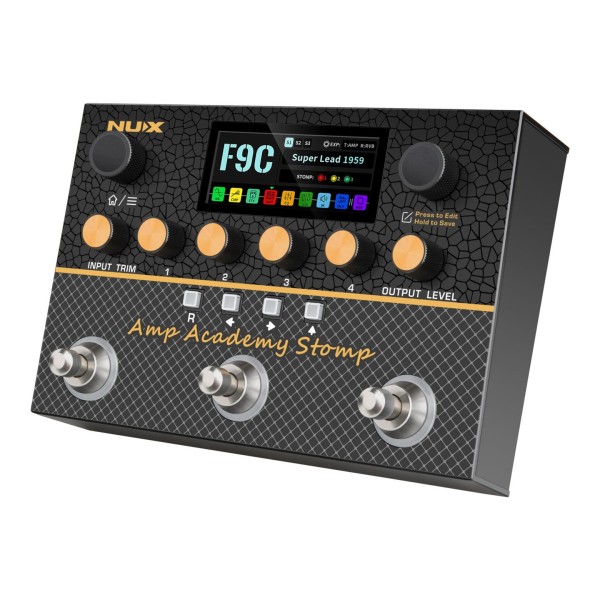 NUX Amp Academy Stomp Side Angle