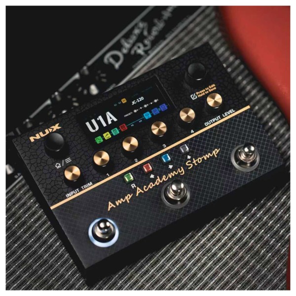 NUX Amp Academy Stomp Guitar Setup