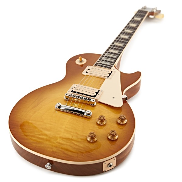 Gibson Les Paul Standard 50s Double Trouble, Vintage Honey Burst Gloss #211350114 - right angle