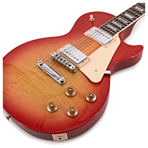 Gibson Les Paul Studio Figured, Washed Cherry Sunburst - right angle