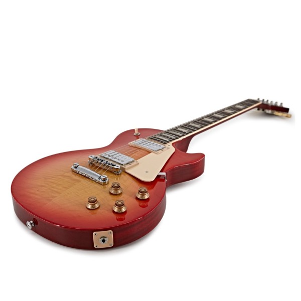 Gibson Les Paul Studio Figured, Washed Cherry Sunburst - lower bout