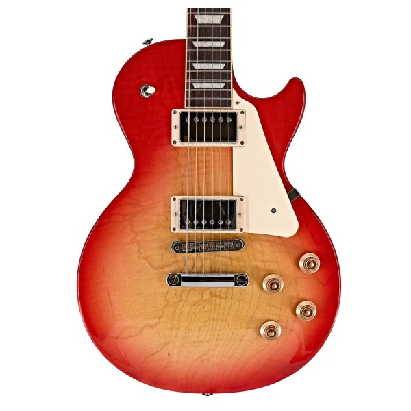 Gibson Les Paul Studio Figured, Washed Cherry Sunburst - front