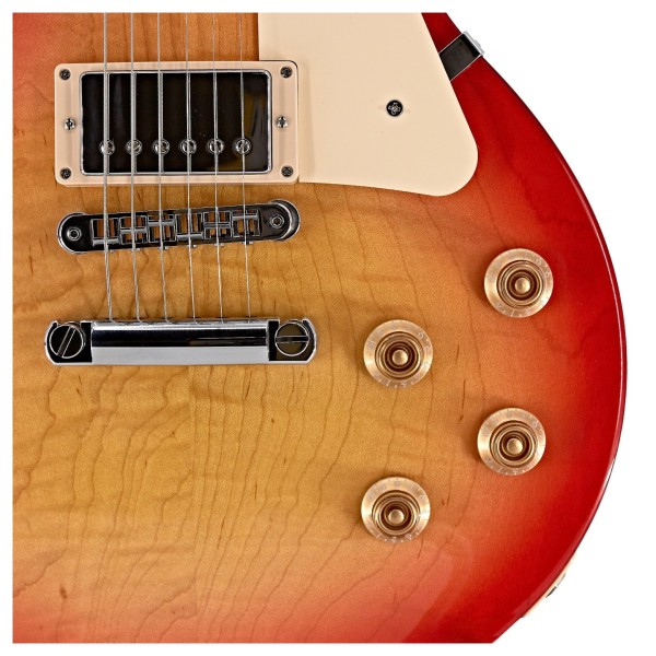 Gibson Les Paul Studio Figured, Washed Cherry Sunburst - controls