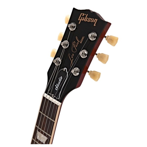 Gibson Les Paul Studio Figured, Washed Cherry Sunburst - headstock