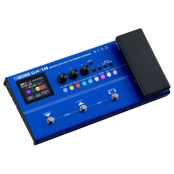 Boss GX-1B Bass Multi Effects Processor - angled shot