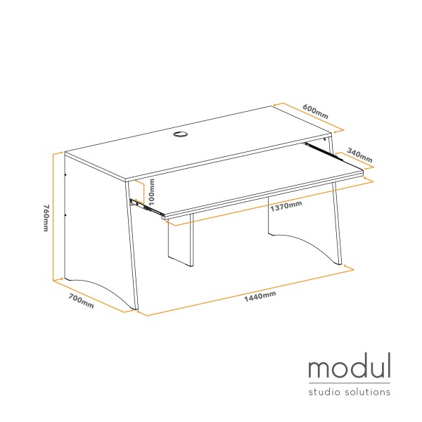 modul Modular Studio Complete System, Black