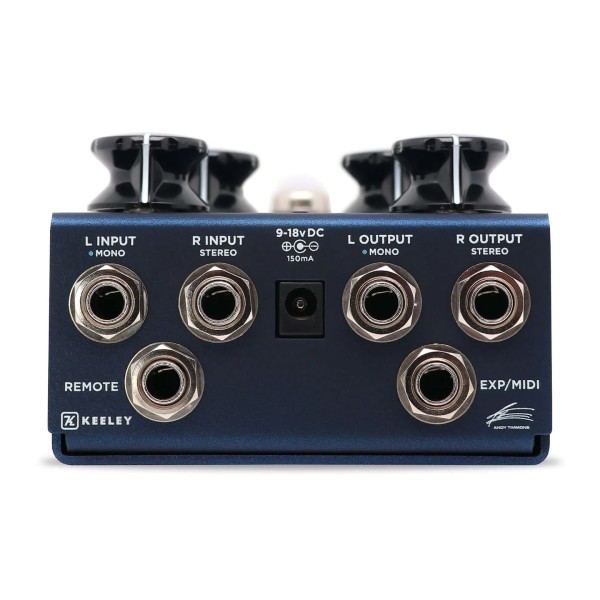 Keeley Nocturne Andy Timmons Reverb Pedal - Rear