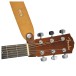 Levy's Leather Headstock Strap Adapter, Brown - in use