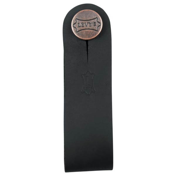 Levy's Leather Headstock Strap Adapter, Black - front