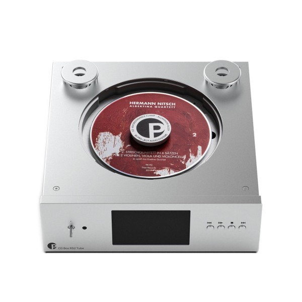 Pro Ject CD Box RS2 Tube, Silver - top 