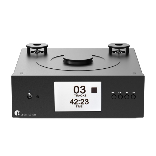 Pro Ject CD Box RS2 Tube, Black front 