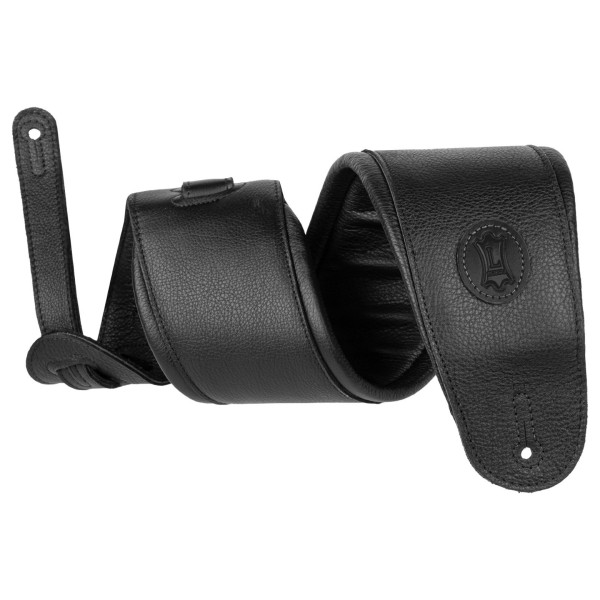 Levy's Signature Legacy 4.5" Leather Guitar Strap, Black