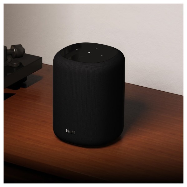 WiiM Sound Lite Wireless Smart Speaker, Black lifestyle 1