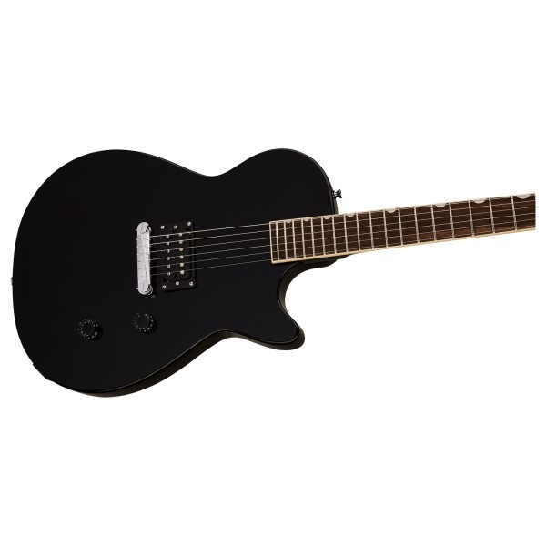 Grestch Streamliner Jet Club 1 Pickup LRL, Jet Black - bidy and neck