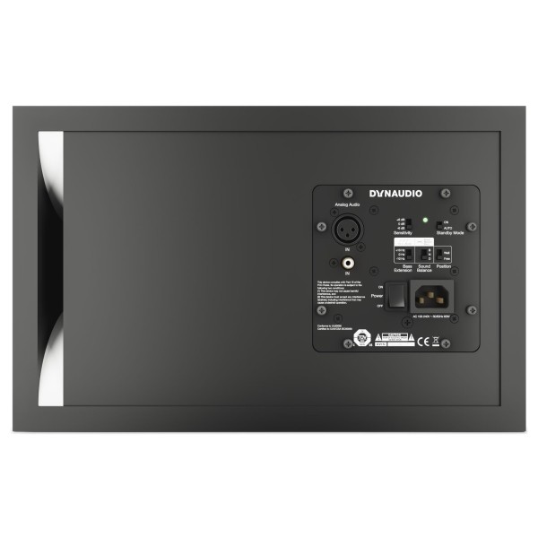 Dynaudio LYD 48 Active Studio Monitor - Rear