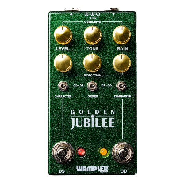 Wampler Golden Jubilee Overdrive/Distortion Top