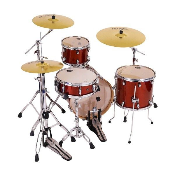 Mapex Mars Birch 18'' 4pc Bop Shell Pack, Blood Orange Sparkle