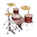 Mapex Mars Birch 18'' 4pc Bop Shell Pack, Blood Orange Sparkle