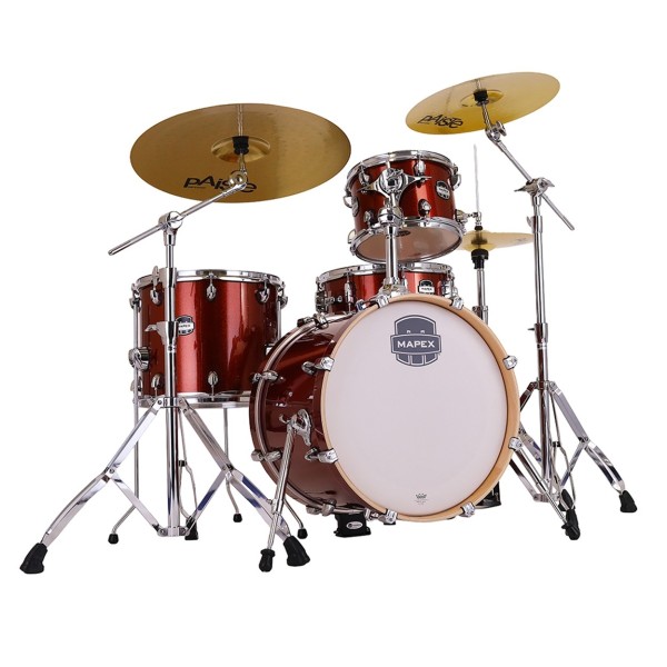 Mapex Mars Birch 18'' 4pc Bop Shell Pack, Blood Orange Sparkle