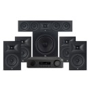 JBL MA510 AV Receiver & JBL Stage 250B 5.1 Speaker Package, Black