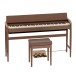 Roland Kiyola KF-20 Digital Piano with Stool, Walnut