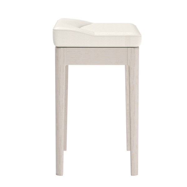 Roland Kiyola KF-20 Digital Piano with Stool, Sheer White- Stool angle