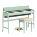 Roland Kiyola KF-20 Digital Piano with Stool, Celadon Green- Angle
