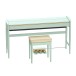 Roland Kiyola KF-20 Digital Piano with Stool, Celadon Green- Closed