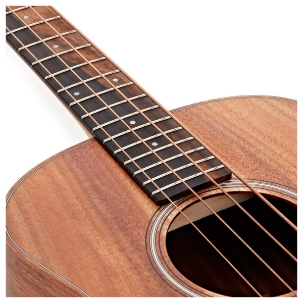 Taylor GS Mini-e Koa Bass Left Handed, Natural - Nearly New - upper frets