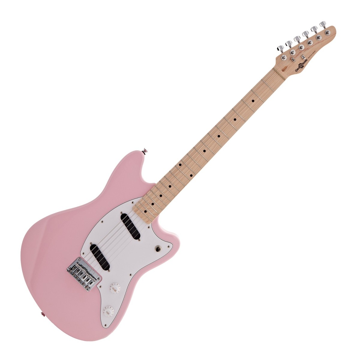 Click to view product details and reviews for Seattle Electric Guitar By Gear4music Pink.