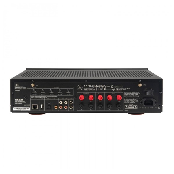 JBL MA510 5.2 Channel 8K AV Receiver, Black rear 