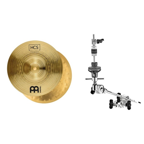 Meinl HCS 8" Micro Stack Hats & Meinl X-Hat Auxiliary Hi-Hat Arm with Clamp