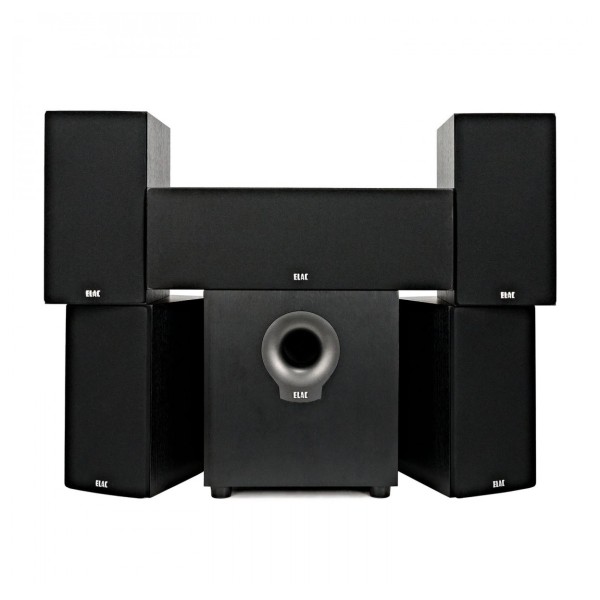 ELAC Debut B5.2 5.1 Speaker Package, Black
