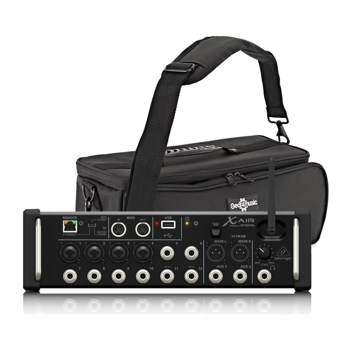 Click to view product details and reviews for Behringer X Air Xr12 12 Channel Digital Mixer With Bag Or Case.