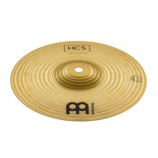 Meinl HCS 8" Micro Stack Hats & Closed Hi-Hat Holder with Clamp by Gear4music
