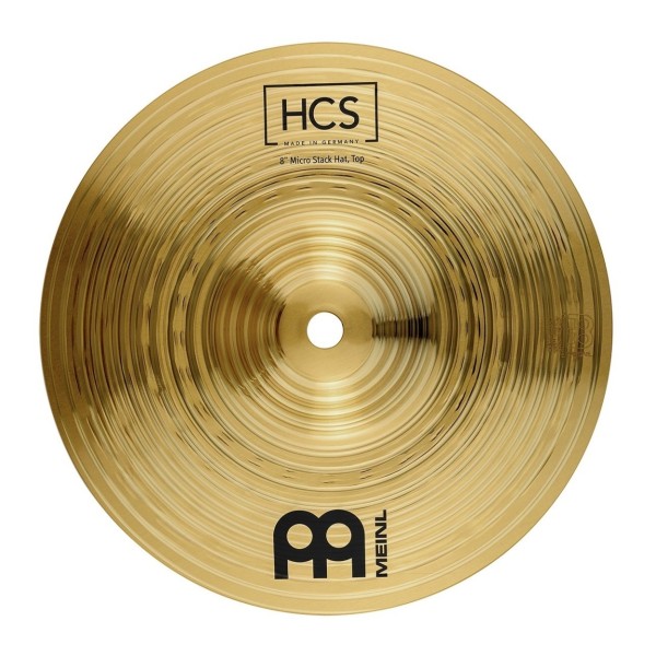 Meinl HCS 8" Micro Stack Hats & Closed Hi-Hat Holder with Clamp by Gear4music