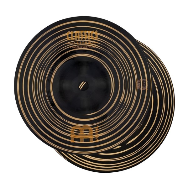 Meinl Classics Custom Dark 8" Micro Stack Hats & Meinl X-Hat Auxiliary Hi-Hat Arm with Clamp