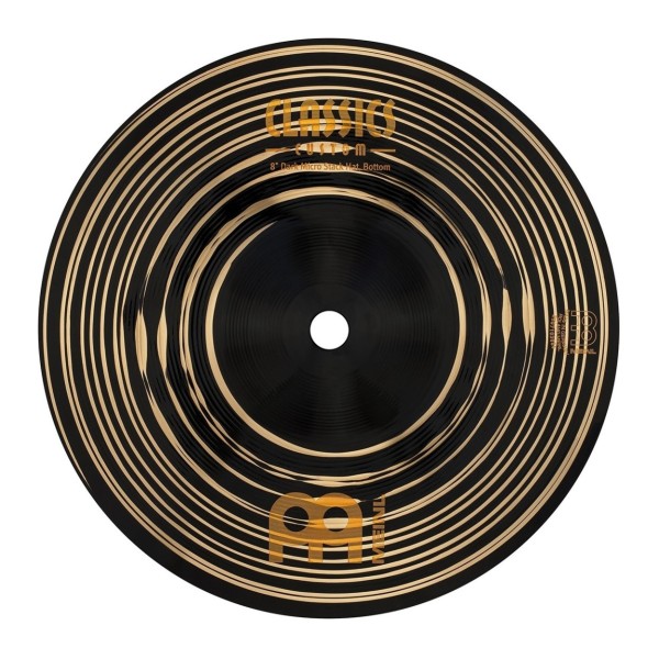 Meinl Classics Custom Dark 8" Micro Stack Hats & Meinl X-Hat Auxiliary Hi-Hat Arm with Clamp