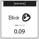 Elixir 13009 Plain Steel Single String, .009